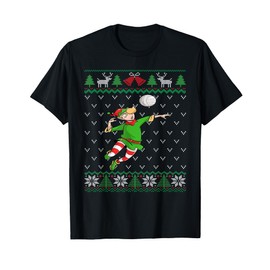 Volleyball Elf | Volleyball Team Ugly Christmas Maglietta