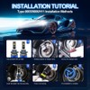 Compatible For Honda Civic 1992-2003 Lights Bulbs, H4 High Low