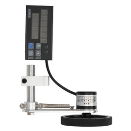 GMSLuu 110V Digital Length Meter Counter Meter, Mechanical Length Counter Rolling Wheel Electronic Digital Meter Counter Single Measure Wheel Unit in Feet Meter with Control Function 0-999999