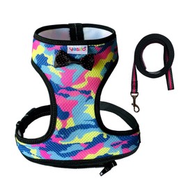 Yesito Chicken Harness Hen Size with 6ft Matching Leash – Adjustable, Resilient, Comfortable, Breathable, Small, Suitable for Chicken Weighing about 2.2 Pound,red (Months, Orange)