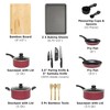 Ecolution Easy Clean Ceramic Nonstick Cookware Set, Dishwasher Safe Kitchen