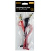 ZIBOO ZB26A 40-Inch 5-Way Test Lead Set，4mm Shrouded DMM Plug