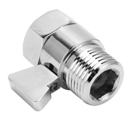 VIFERR Shower Head Shut-off Valve G1/2 Brass Shower Head Shut-Off Valve Angle Valve Water Stopper Shower for Shower Head, Hand Shower, Shower Arm