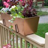 Achla Designs Plain Copper Flower Box, Large