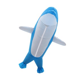 Disfraz inflable de delfín, disfraz inflable para adultos, adecuado para todo tipo de Halloween, Navidad, fiesta de cosplay (delfín)