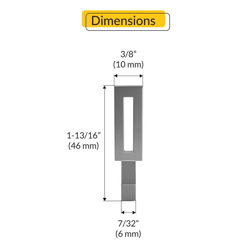 BRIXWELL Door Handle Keeper for Patio, Sliding, and Screen Doors,