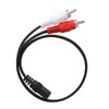 ALINNA 20-Pack 3.5mm Female to 2 RCA Male Stereo Audio