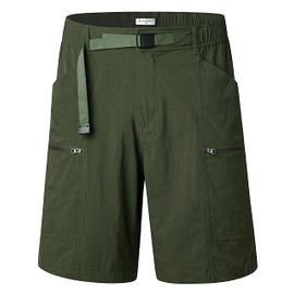 Derminpro Men's Summer Quick Dry Hiking Shorts Cargo Shorts with Multiple Pockets Army X-Large