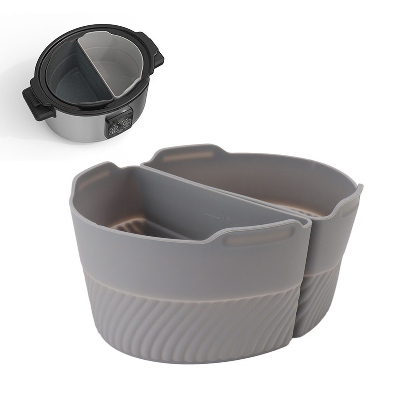 Silicone Slow Cooker Liner 6 Quart Reusable Slow Cooker Divider