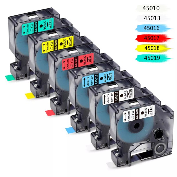 besttechtrading 6 Colors 45010 45013 45016 45018 45017 45019 Label