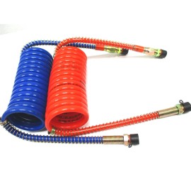 Trp HE10712 NEW TRP COILED AIR BRAKE COILED HOSE SET 12' RED/BLUE AIR COILS PAIR