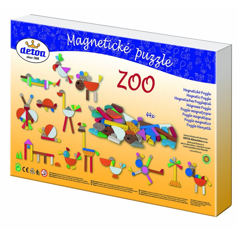 DETOA 13962 Magnetic Puzzle Zoo