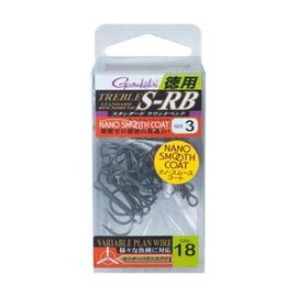 Gamakatsu Treble Hook, Rose, Value, Treble S-RB (Nano-Smooth Coat) #6