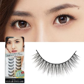 CLEAR EYELASH False Eyelashes Matsueku High Capacity 10 Pairs (Cool Type)