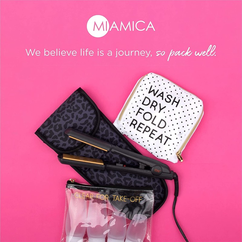 Miamica Laundry Bag, Assorted Styles, Leopard/Beige, One Size