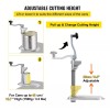 Vevor Abrelatas Comercial De 23.2 Pulgadas Manual Tapa De Frascos