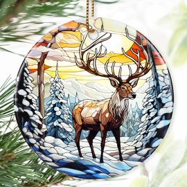 Dodosky Christmas Ornament, Elk Ornament, Christmas Decoration, Heirloom Keepsake, Holiday Ornaments, Xmas Gift Exchange, Elk Gift Ideas, Christmas Tree Ornament