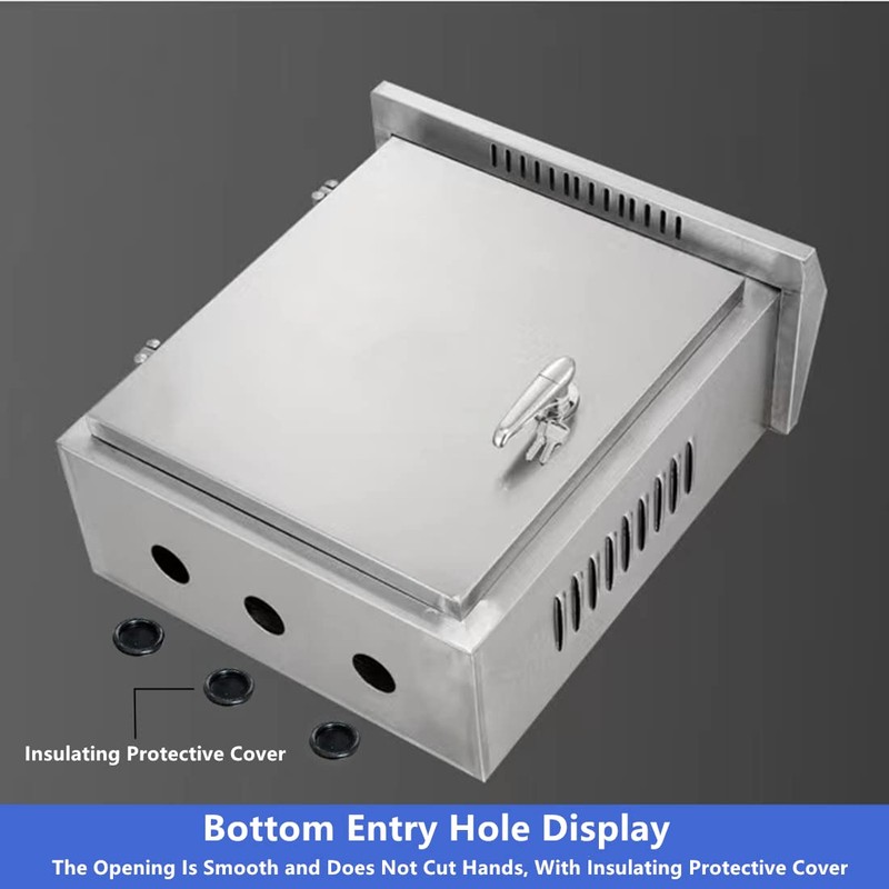304 Stainless Steel Electrical Box 20'' x 16'' x 8''