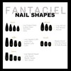 FANTACIEL 10 PCS Handemade Press On Nails Cat Eye Zodiac