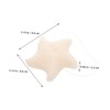 TOVINANNA Baby Bath Sponge Cute Star Shaped Bath Sponge Natural