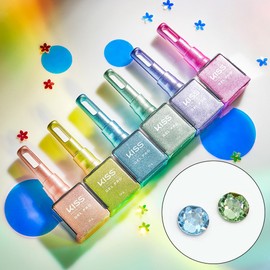 Kiss New York Sun Catcher 6 types of individual glitter gel / 키스뉴욕 썬캐처 6종 단품 글리터젤