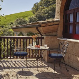 Classic Accessories 62-016-INDIGO-EC Contoured Bench Cushion Indgo, 41"W x 18"D x 3"Thick, Heather Indigo