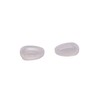 Clear Rubber Silicon Push On Type Nose Pads Pieces Buds