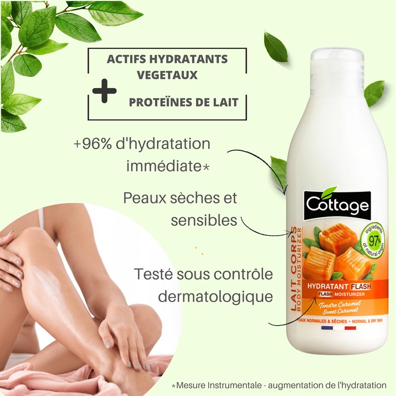 HIDRATACIÓN INSTANTÁNEA Leche Corporal #Caramelo 200 ml