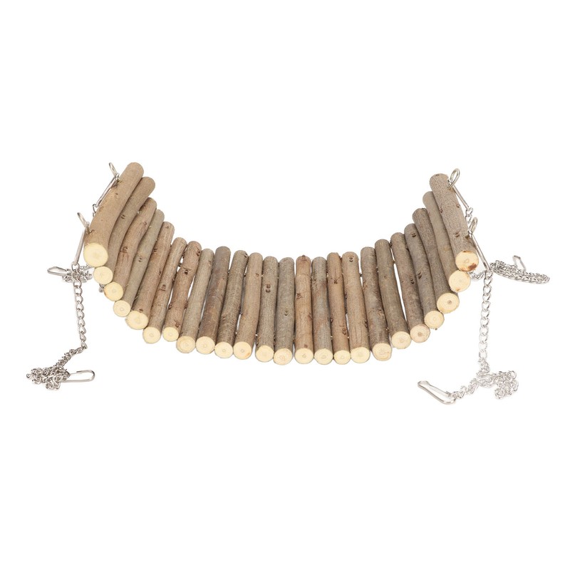 Hamster Wooden Swing Natural Large Space Climbing Playing Hamster Swing