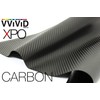 VVIVID XPO Black Carbon Fiber Car Wrap Vinyl Roll with