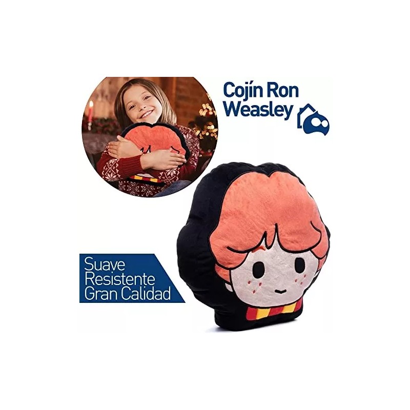 Bluelander Cojín De Peluche Ron Weasley Suave Decorativo De Colección