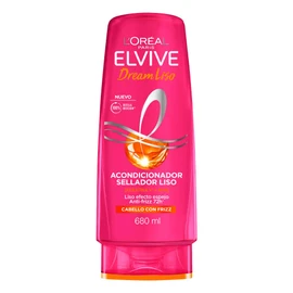 L'Oréal Paris Elvive Dream Liso Acondicionador 680 ml | Cabello Suave, Sin Frizz y Liso por Más Tiempo | Fórmula Antiesponjado 2025