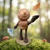 YOIUBASIA Miniature Acorn Figurine Woodland Decor