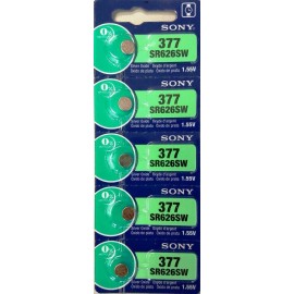 MURATA / SONY 377 SR626SW (5 piece) SR626 V377 Watch Battery USA seller 
