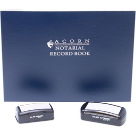 Alabama Notary Supply Kit, Alabama Notary Supplies, Includes Rectangular Notary Stamp, Notary Record Book, Notary Acknowledgement Stamp, Slim Stamps, Portable, Easy to Carry