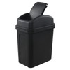 Cinkyou 7 L Garbage Can with Swing Lid, Plastic Swing-Top