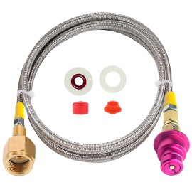 Edsumey New Upgrade CGA320 Soda Machine CO2 Quick Adapter,For CO2 Quick-Connect Soda Mac