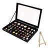 IONPSHG Large Enamel Pin Display Case, 14x9.5 Inch Dustproof Organizer