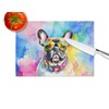 Caroline's Treasures DAC2509LCB French Bulldog Hippie Dawg Glass Cutting Board