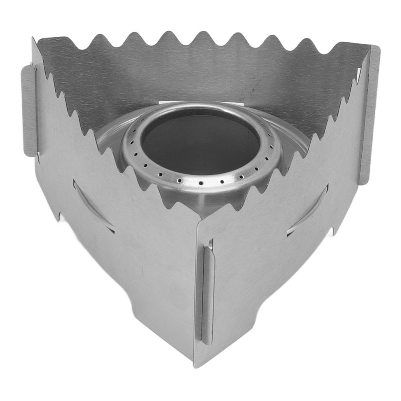 Outdoor Portable Camping Stove Stainless Steel Mini Backpacking Stove for