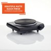 IMUSA Single Black Countertop Hot Plate Compact Portable Cooking Solution