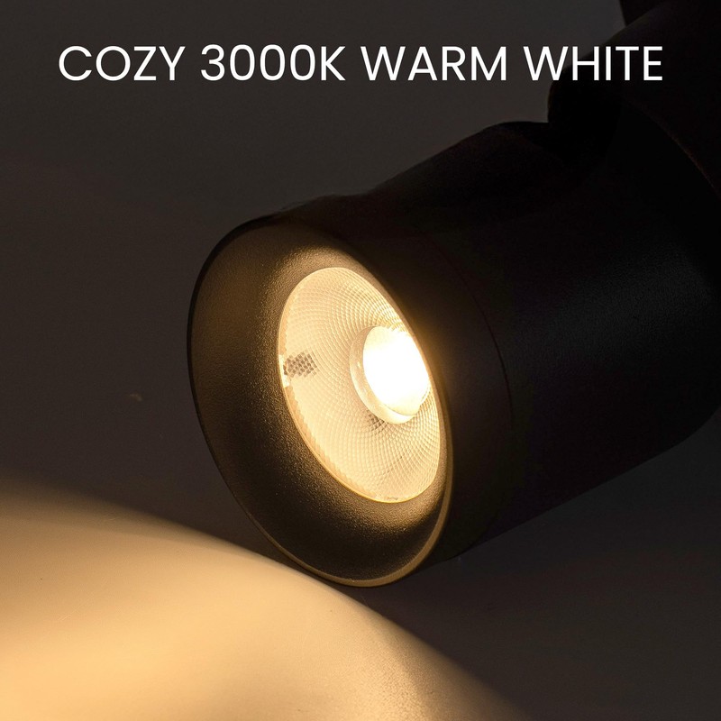 Opulux LED Dimmable Indoor Ceiling Spot Light, Hardwire Directional Fixture