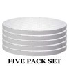 O'Creme - Tabla redonda para tartas (5 unidades, 1,27 cm