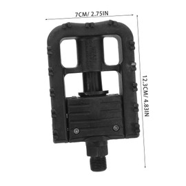 BESPORTBLE Bicycle Pedals Plastic Wide Platform Sealed Bearing Enduro Flat Nonslip Surface Suitable for Bikes