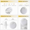 YUNLEX Amber Motion Sensor Night Lights Plug into Wall, 2