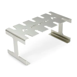 Stainless Steel Chicken Drumstick Holder - for 10 Crispy Legs from Grill and Oven
