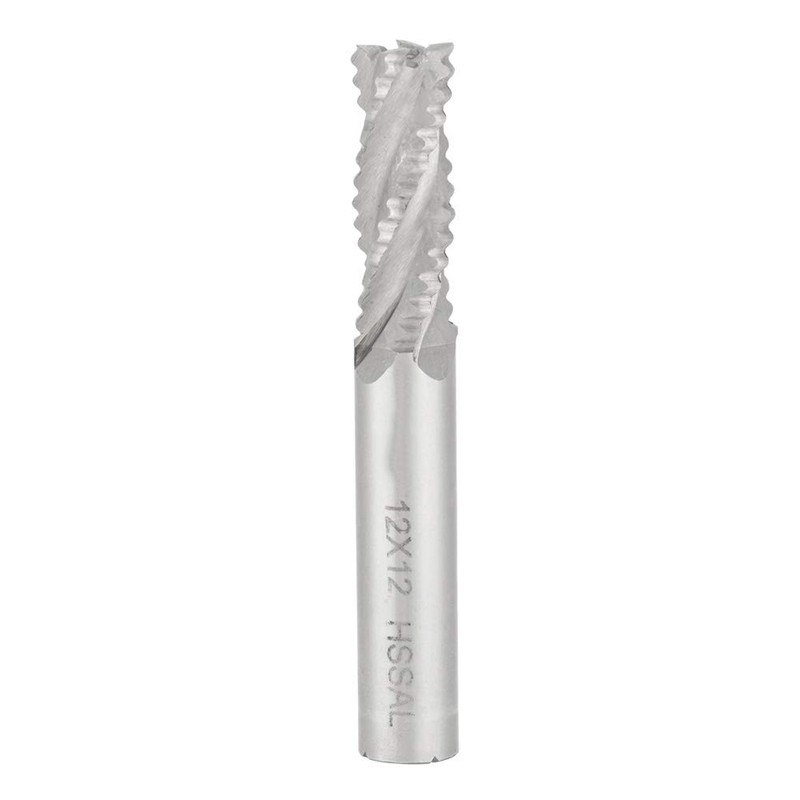 4pcs 4 Flutes HSS Roughing End Mill CNC Router Spiral