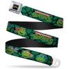 Nickelodeon Belts Buckle-down Seatbelt Ninja Turtles Wnt005 Belt, Multicolor, 1.5