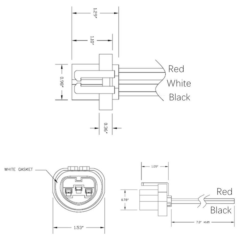 Alla Lighting P29t Base 9004/9007 Socket Female Adapter High Temp