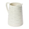 Creative Co-Op White Ceramic Pitcher